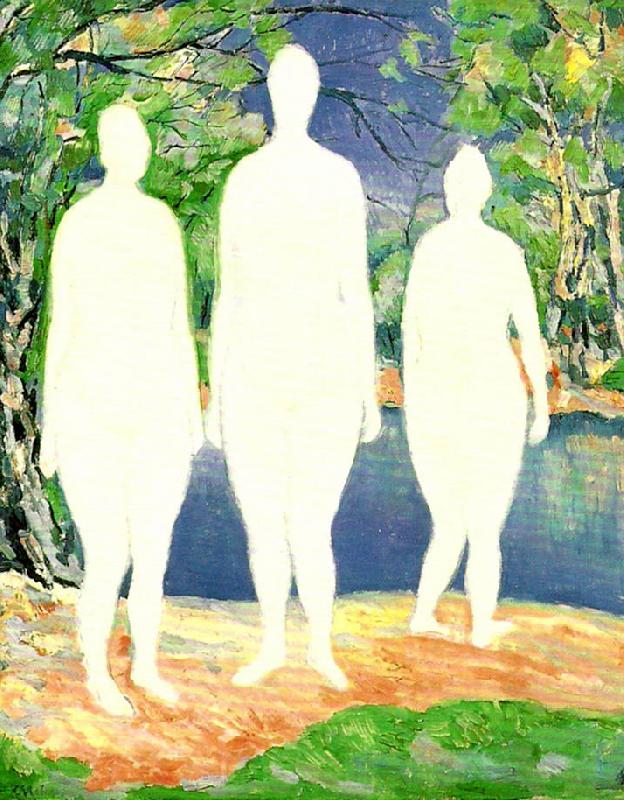 Kazimir Malevich bathing women